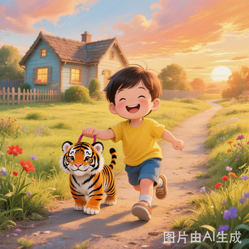 I go home. I am happy.