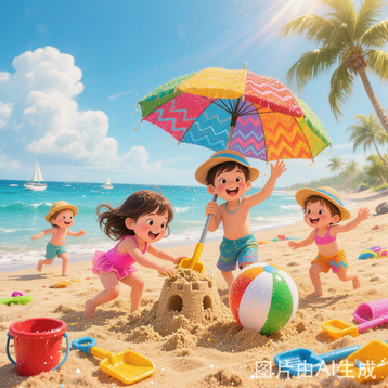 I build a big sandcastle