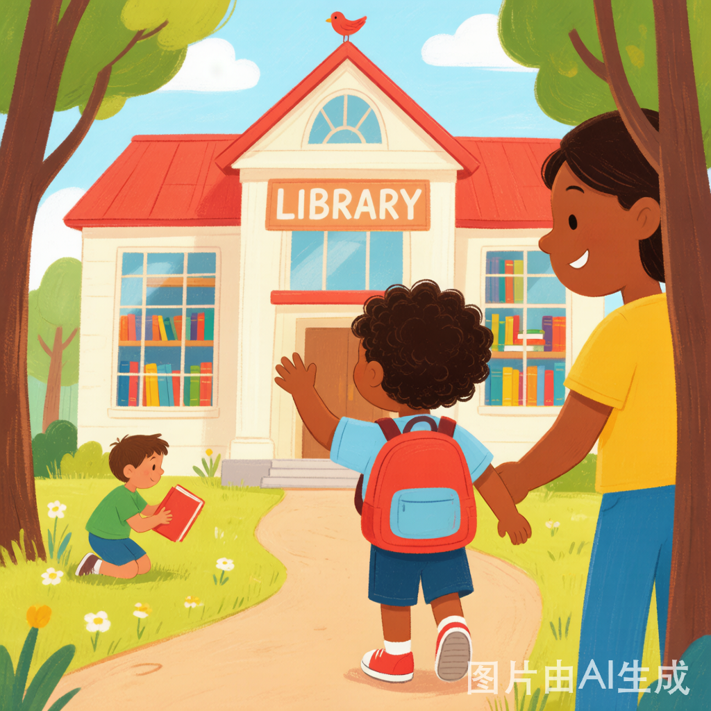 Going to library