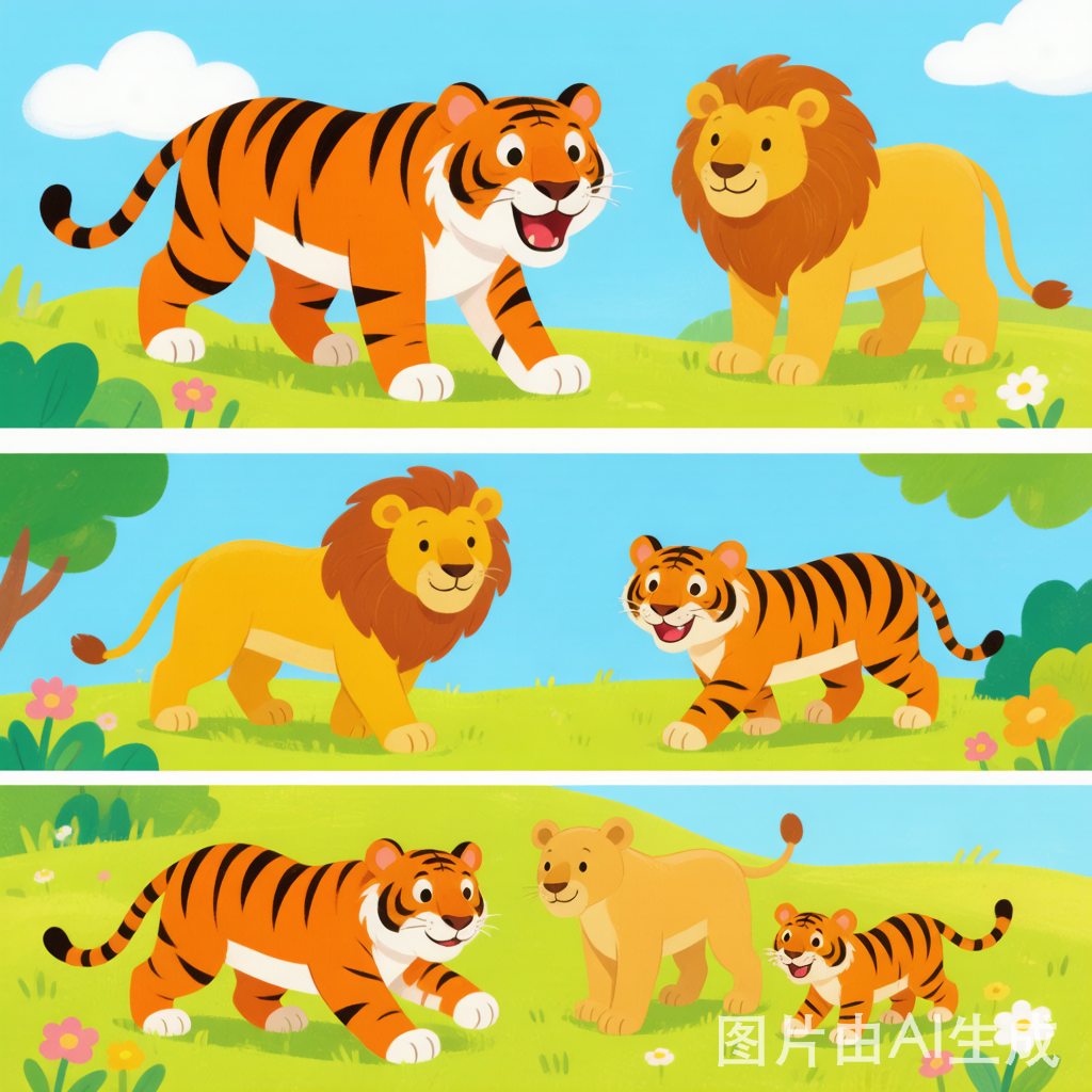 Lions and tigers