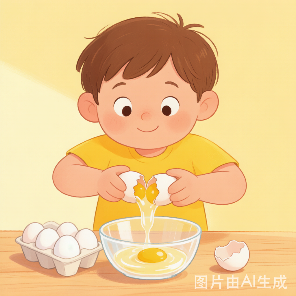 Cracking eggs