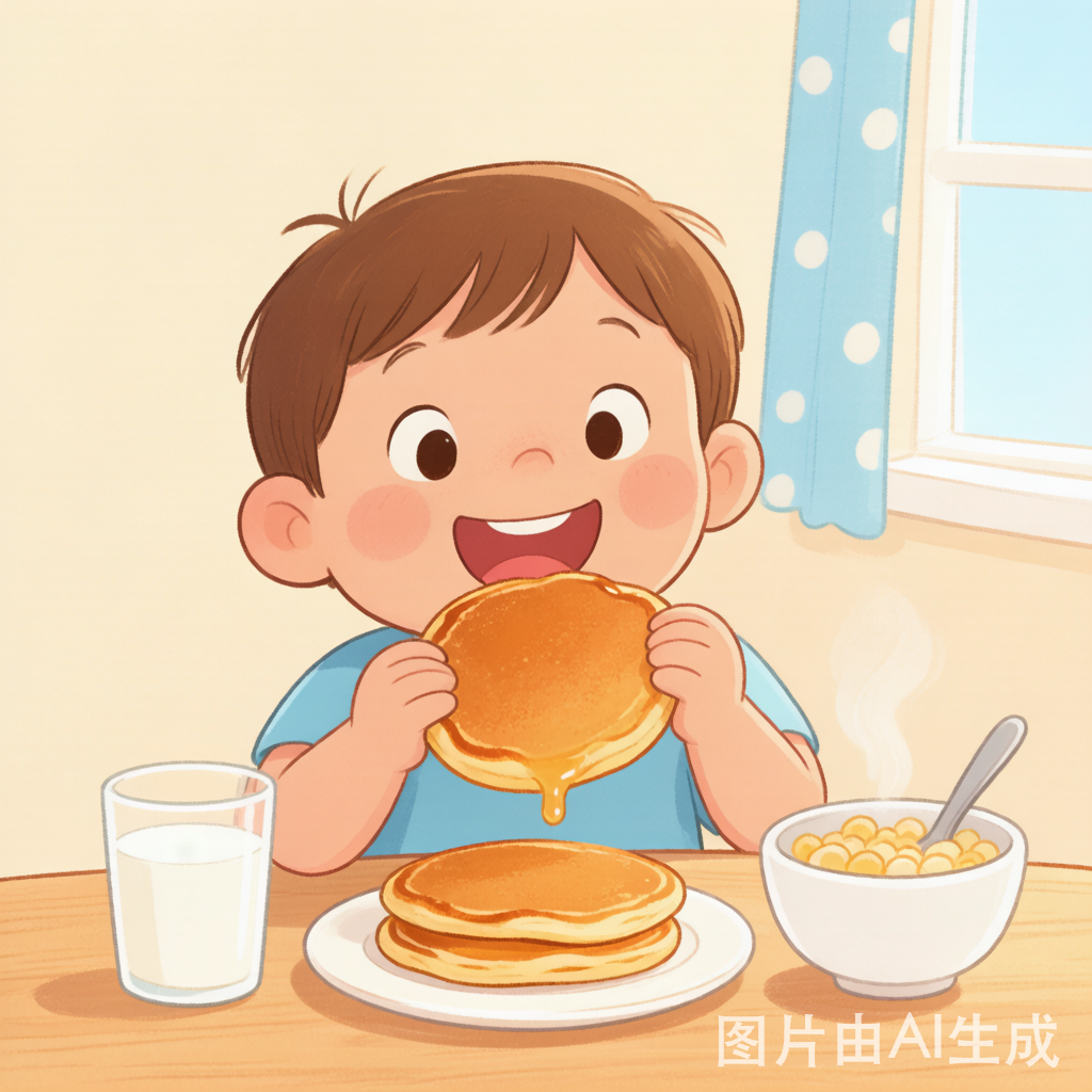 Pancakes taste delicious