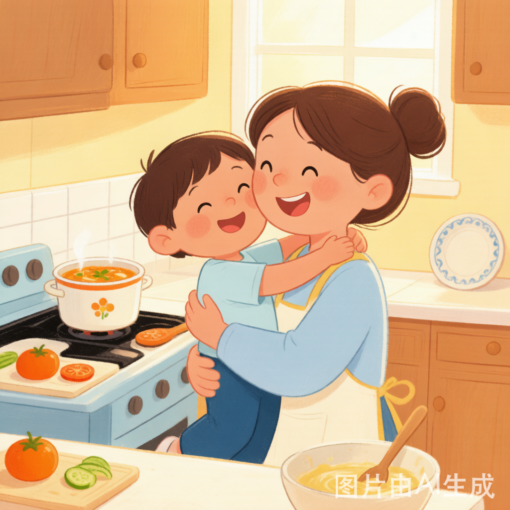 Cooking with Mom is the best
